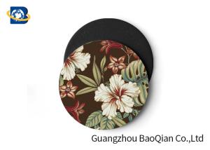 Vivid Depth Effect 3D Floral Lenticular Coasters PET/ EVA Material Customized Size