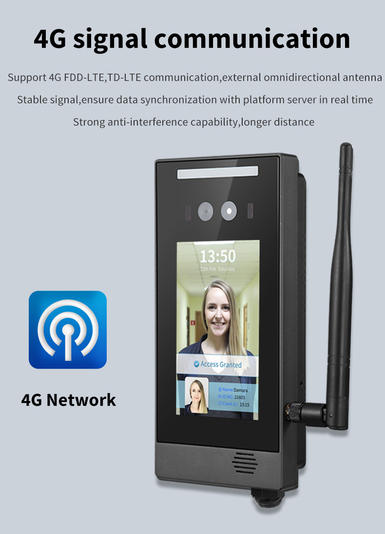 RTSP HTTP Facial Recognition Access Control Time Attendance Machine