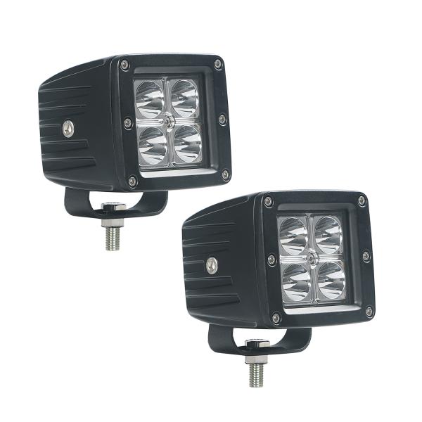 Quality 3'' Spot Beam LED Lights Pods 1080lm Output Dust Proof Offroad Lighting for sale