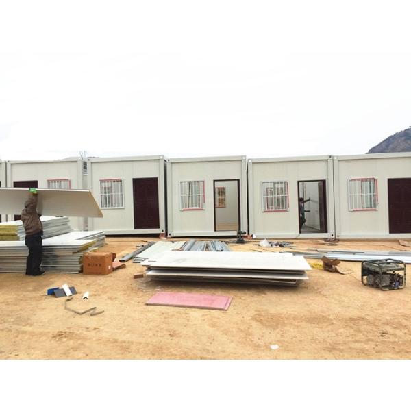 Durable Expanding Container House Unit 3mm Galvanized Column Quick Installation