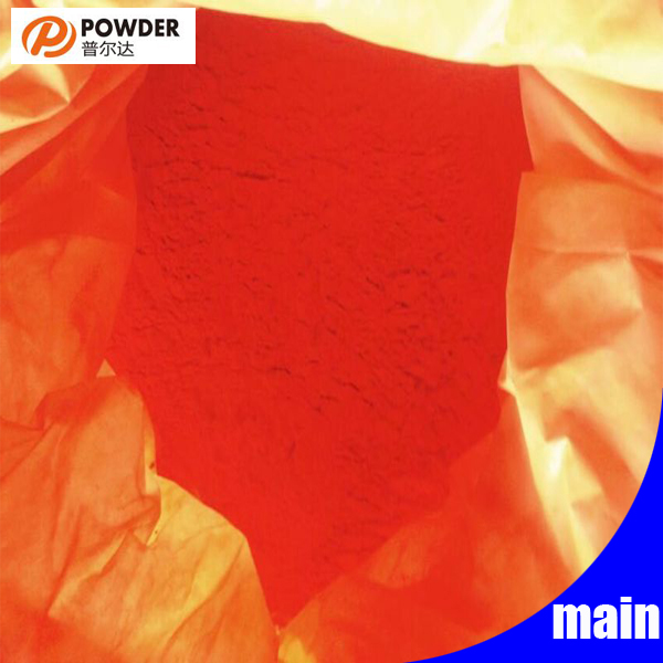 RAL 3028 Matte Red Powder Coat High Reliability Epoxy Polyester Resin Material