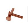 Buy cheap Red Copper Solid Flat Head Rivets Fasteners Good Corrosion Resistance from wholesalers