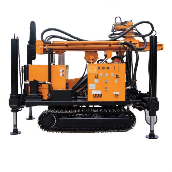 Quality 200m Depth Water Well Drilling Machine 55KW Engine 4000Nm Rotary Torque for sale