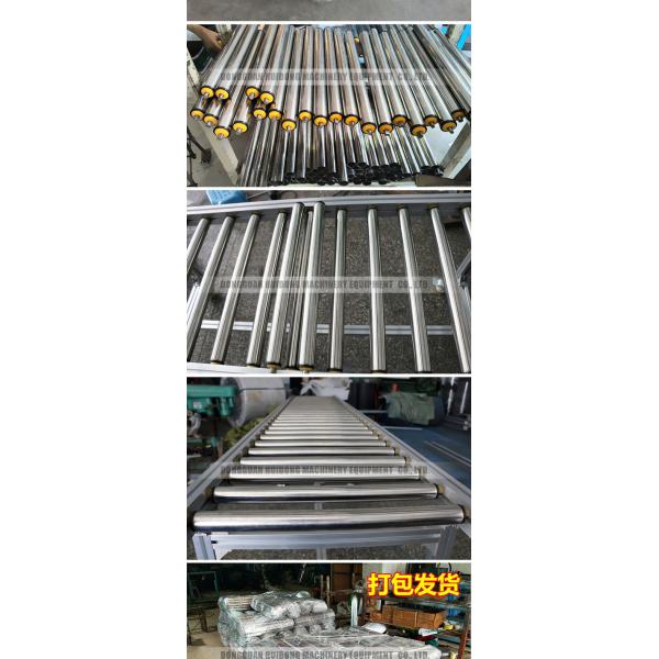 Flexible Gravity Roller Bed Conveyor , Lineshaft Pallet Roller Conveyor Fire Resistant