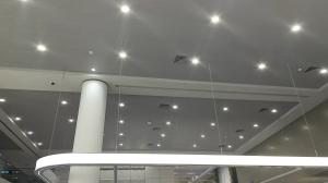 Sound Absorbing Aluminium Composite Metal Acoustical Ceiling Panels Powder Coating Micro Perforated