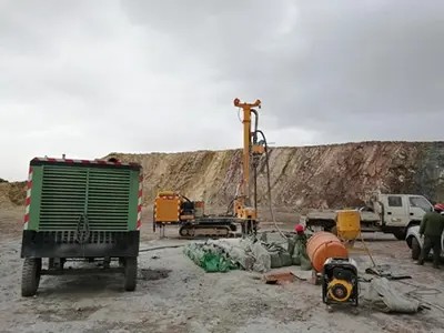Hydraulic Reverse Circulation Drilling Machine For 90° Angle Drilling