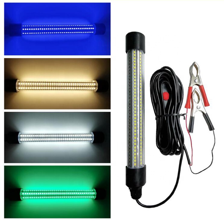IP68 6000K Underwater Fish Attracting Lights Submersible Fish Finder