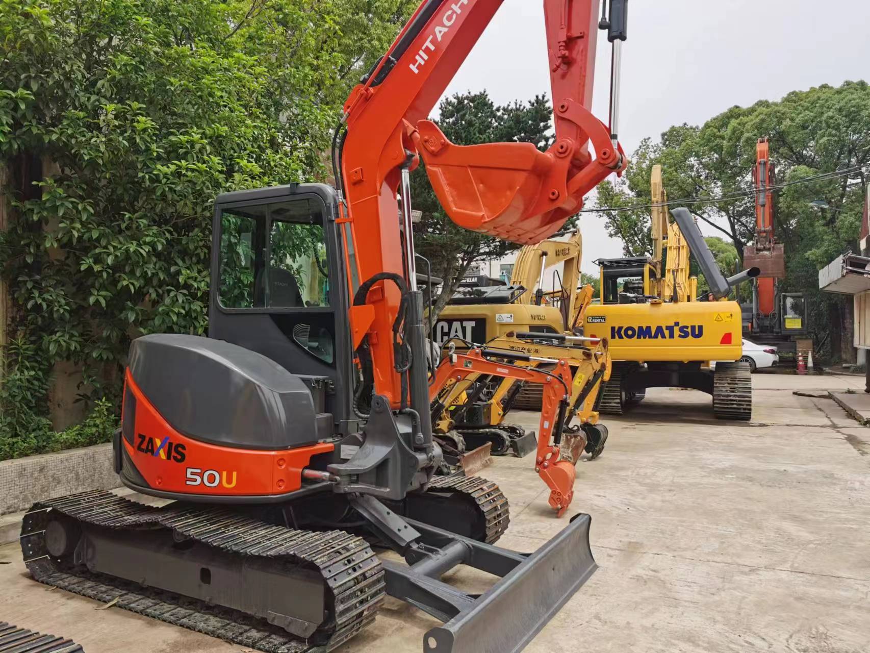 Hitachi Excavator ZX50U Zaxis60 5 Ton Mini Model Used Hitachi ZX50 Crawler Excavator