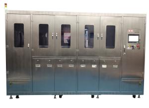 China 18KW Antiwear Plastic Tote Washer , Durable Plastic Tray Cleaning Machine wholesale