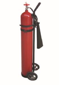 China Red 10kg Trolley Mounted Fire Extinguisher Simple Operation / Maintenance wholesale