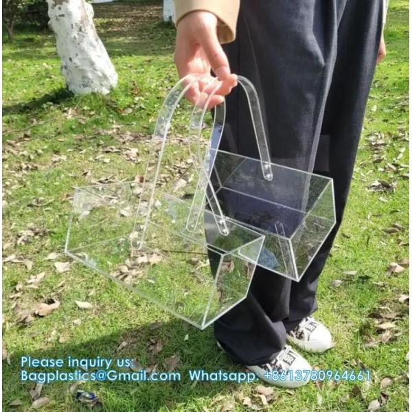 Simple Acrylic Portable Flower Basket High-End Portable Candy Gift Box Plexiglass, PMMA, Perspex sheet