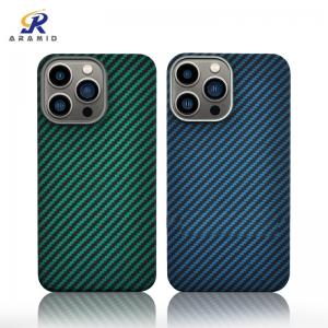 China OEM Mixed Color Matte Aramid Fiber iPhone 13 Pro Case wholesale