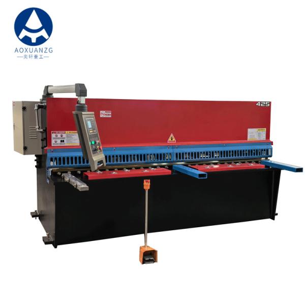 Quality QC12K-4*2500 CNC Hydraulic Swing Shearing Machine With E21S Controller for sale