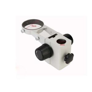 China Head Ring Mount Microscope Table Stand Adjustable Manual Focusing Mode wholesale