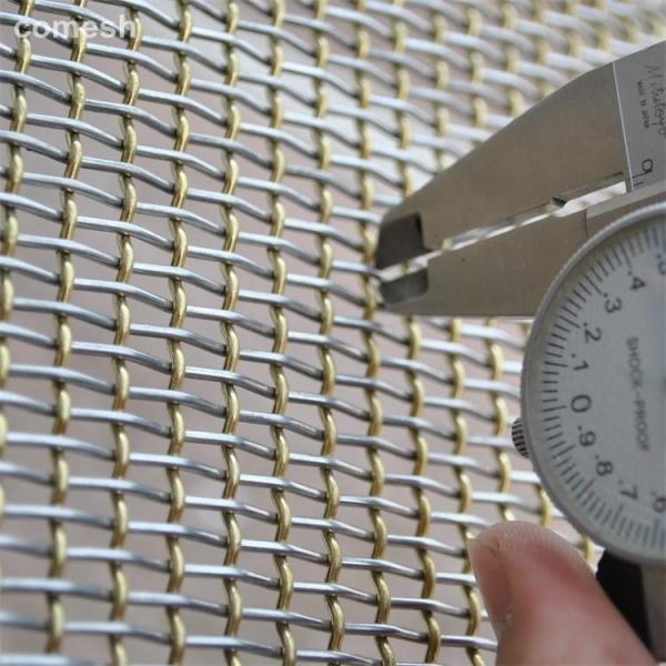 Customized Stainless Steel Crimped Woven Wire Mesh For MIning and Architectural Application