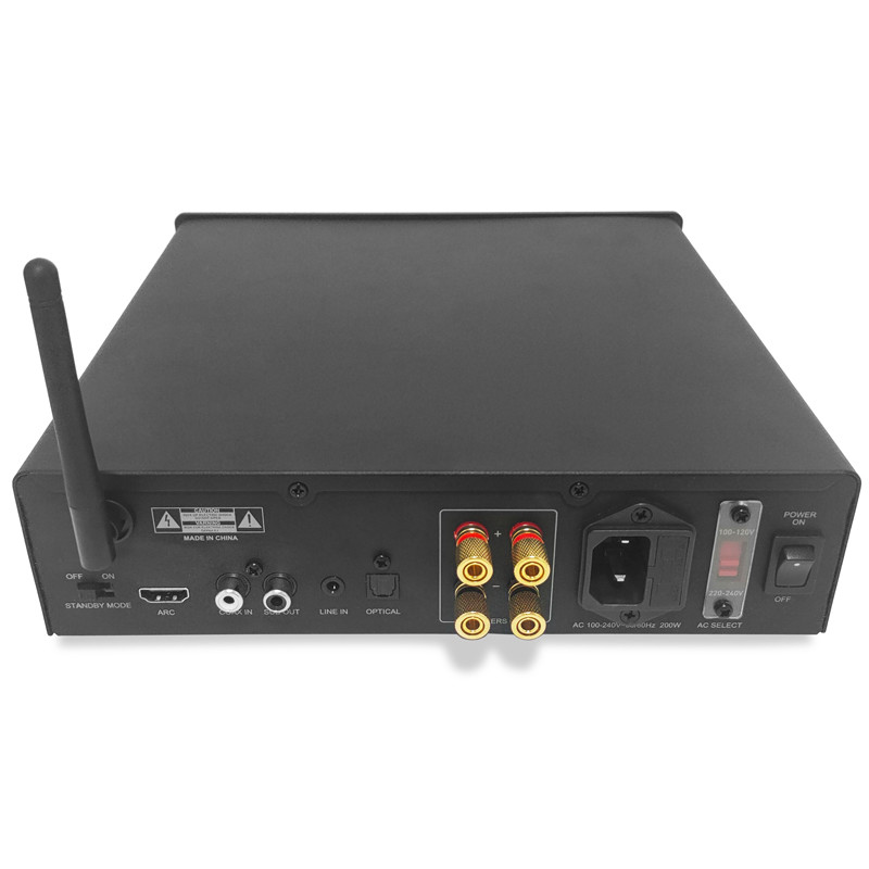 Bluetooth Stereo Wireless Audio Amplifier Hi-Fi Class D Digital Integrated Amplifier With DAC
