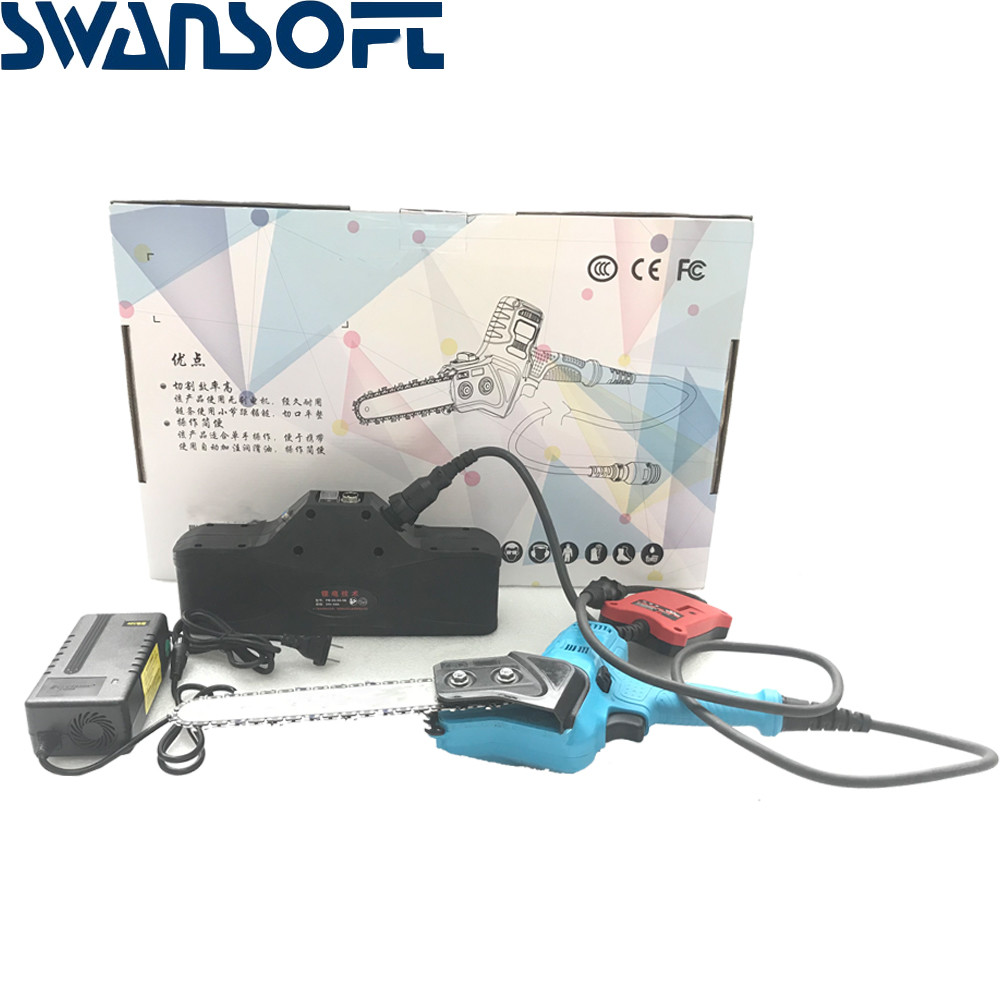 Swansoft Single Hand Automatic Saw Blade Sharpening Machine Electric Chainsaw Tree Cutting Machine