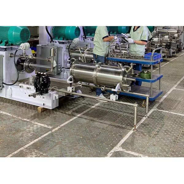 High Output Silicon Carbide Horizontal Bead Mill 250L In MLCC Non Metallic Grinding