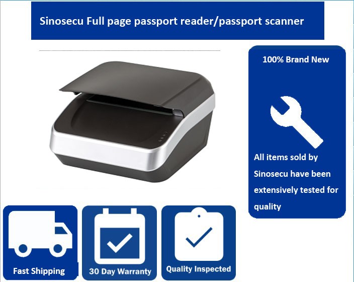 1 Second OCR Processing Speed ID Card Chip Reader for Fast Scanning Passport Scanner
