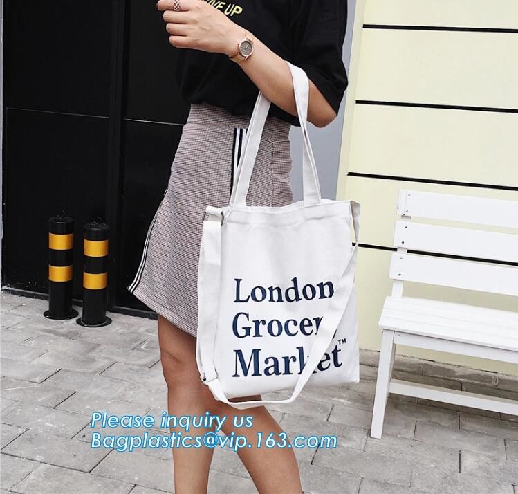 Handmade Canvas Tote Bag ,Leather Handle Canvas Bag,Heavy Canvas Tote Bag,Eco Friendly Shopping Bag Fashion Cheap Cotton