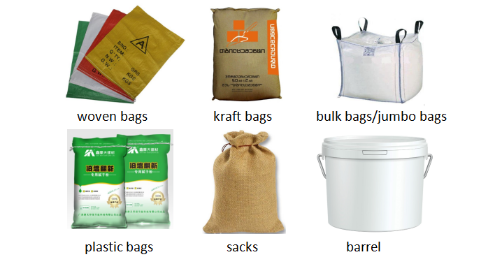 Manual Semi Automatic Bagging Machine for Maize Cassava Flour Powder