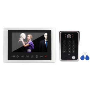 China Smart door phone door intercom and keypad camera 10&quot; inch monitor video gate intercom system password, ID card unlock wholesale