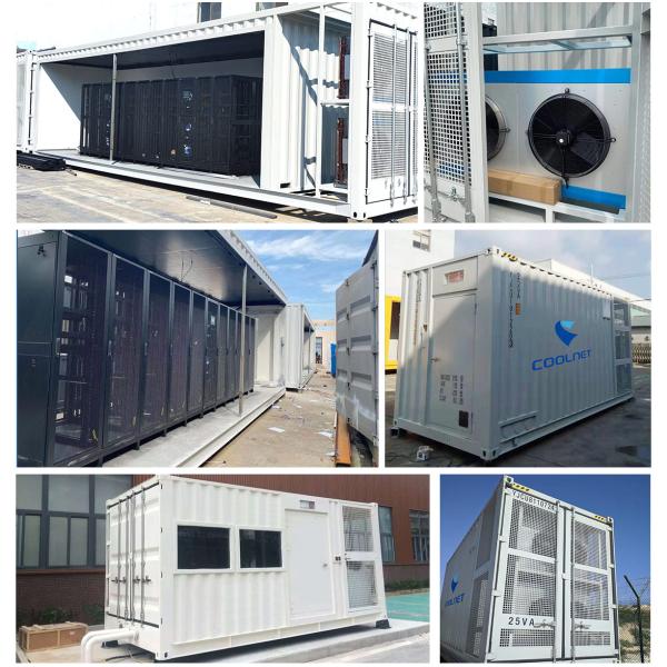 16 Racks Mobile Data Center Container with 1100kg Static Payload and Energy Efficient Design