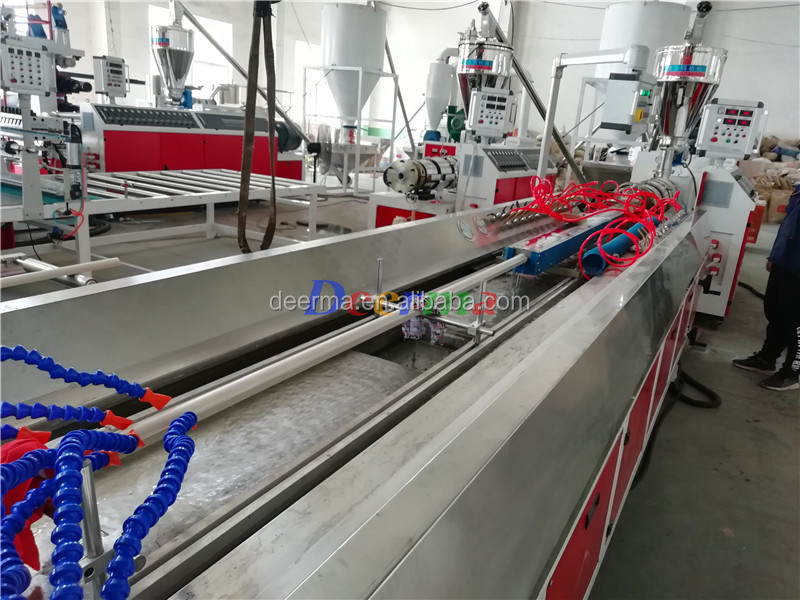 Twin Screw PVC Cable Trunk Making Machine for Speed Production