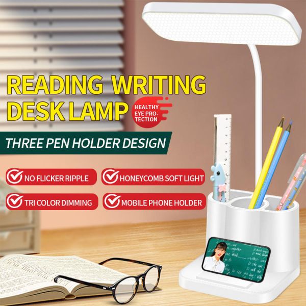 Intelligent Usb Portable Adjustable Foldable Led Table Lamp With Eye Protection Reading Light