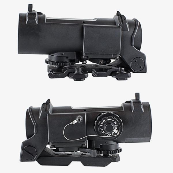 Black 4X32 F Tactical Rifle Scope Red Illuminated 11 Levels Brightness For Air Soft Riflescopes