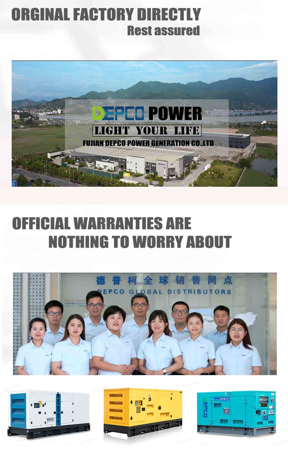 ATS Type 37.5kva 60Hz Weichai Generator Set 30 Kw Industrial Generator Set