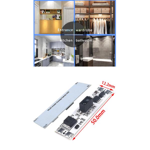 36W 12V XK-GK-4010A DC 12V Sweep Hand Sensor Switch Module for Customized Applications