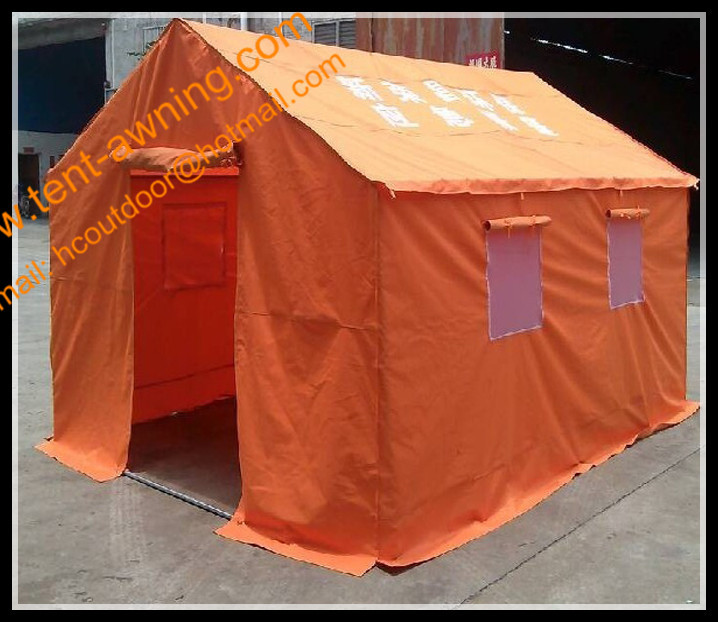 Multifunction Emergency Refugee Steel Frame Waterproof Family Relief Tent
