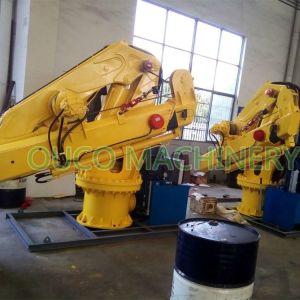 Hydraulic 1.5t 10m Marine Deck Crane Foldable Knuckle Boom