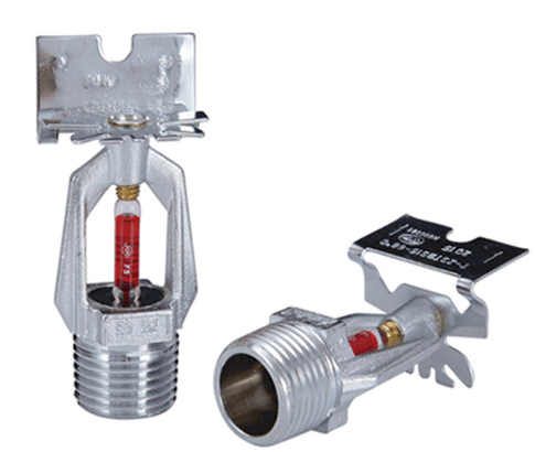 Quick Response Brass Fire Sprinkler Heads , Fire Alarm And Sprinkler System