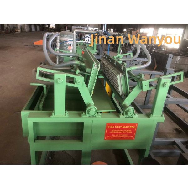 Semi Automatic Paper Egg Tray Machine Simple Structure 1*4 Molds 1500pcs/h Low-Cost Eco-Friendly For Small Business