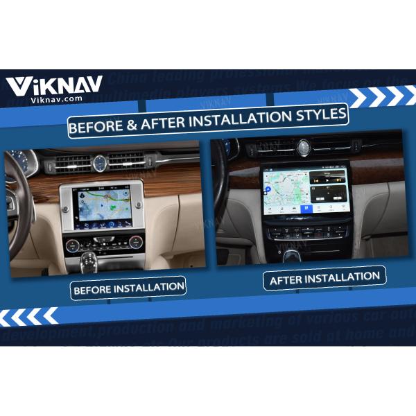 OEM 1204x768 Aftermarket Carplay Stereo Radio For Maserati Quattroporte 2013-2017