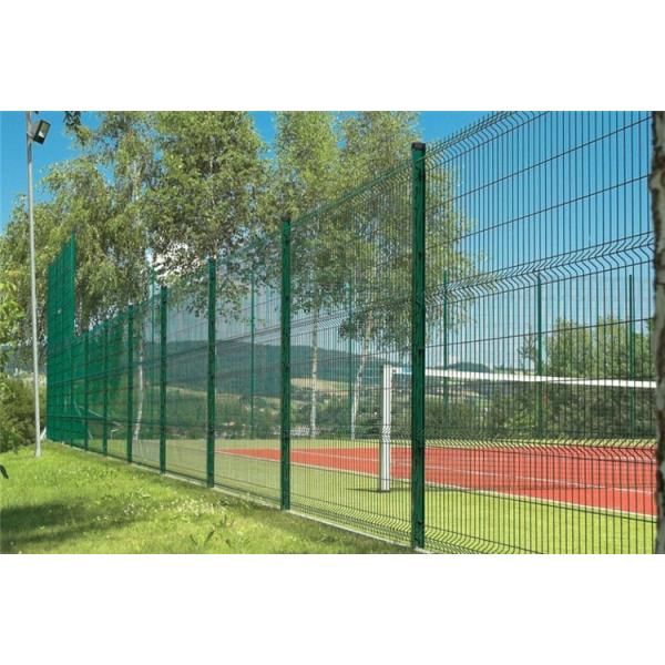 1.23m 3mm Out Diameter 3d Welded Wire Mesh Fence Powder Coated