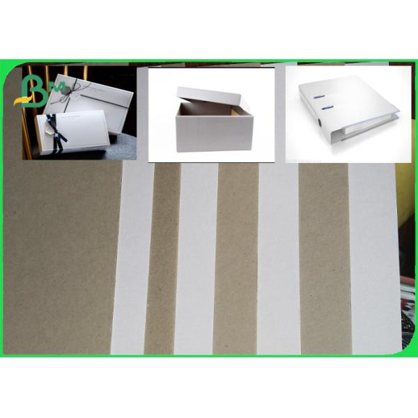 2.5mm Single Sided White Clay Coated Grey Back Straw - Board Sheet