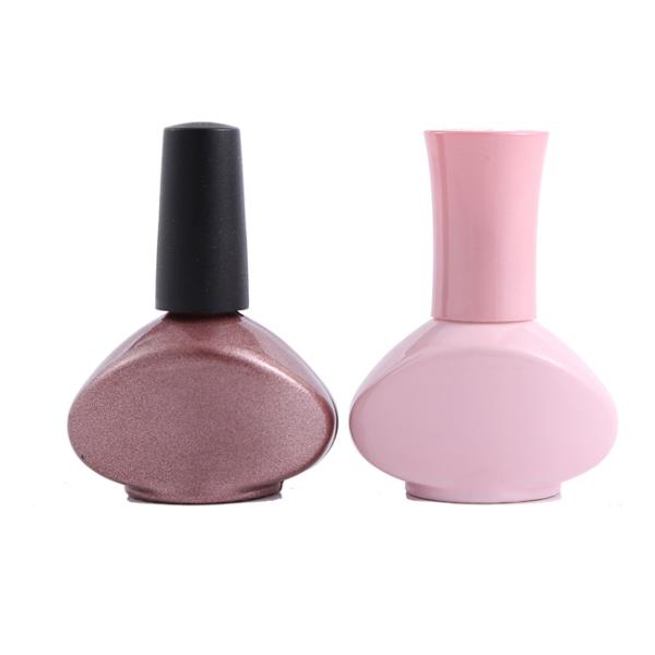 Clear Empty Glass Nail Polish Bottles , 12ml Empty Square Nail Polish Bottles