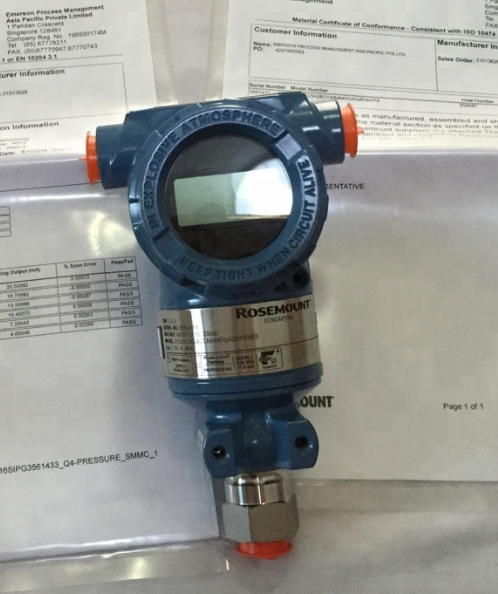 HART Rosemount 3051t Pressure Transmitter 600 Bar Digital Signal
