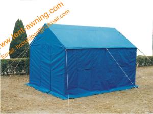 China Outdoor Steel Framed Waterproof Disaster Relief Refugee Camp Tent wholesale
