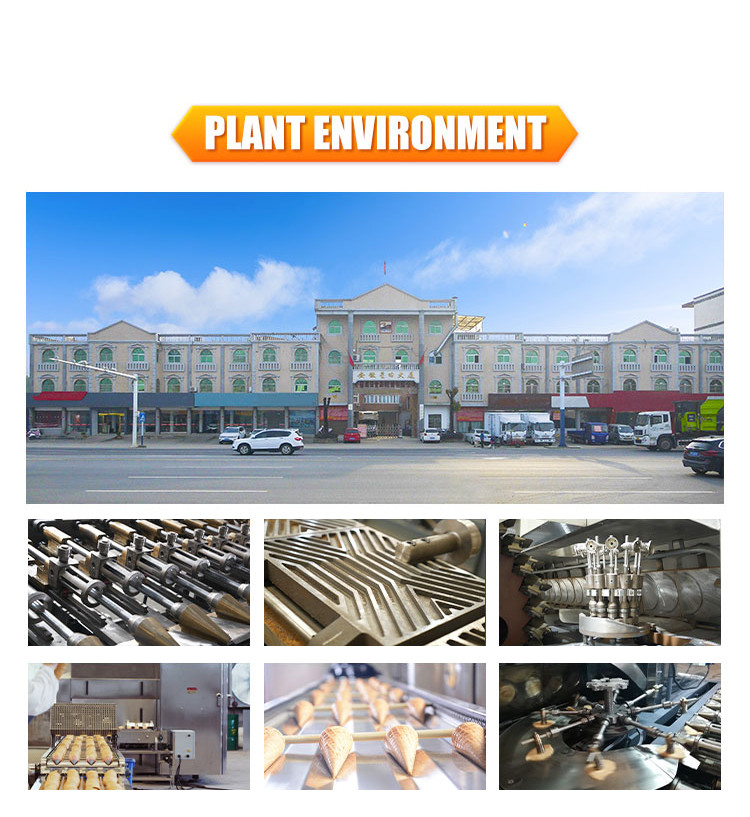 Roller Forming Automatic Barquillo Cone Production Line with CE 5000 Standard Cone/hour