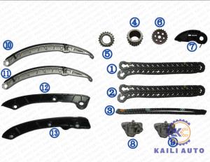 China Timing chain kit for LAND ROVER/JAGUAR LR4 HSE Range rover sport discovey F-FACE XF XE F-TYPE 3.0T V6 GAS LR032048 5*140 wholesale