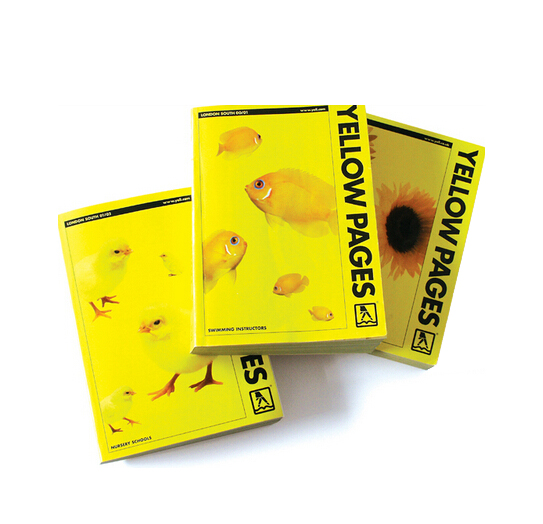 Wholesale cheap yellow page books, high quality yellow page book printing, Magazine printing, perfect bound book print
