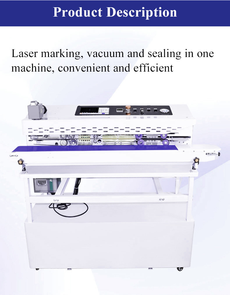 CSM-810 Vertical Band Sealer Laser Coder Foil Film Food Packaging