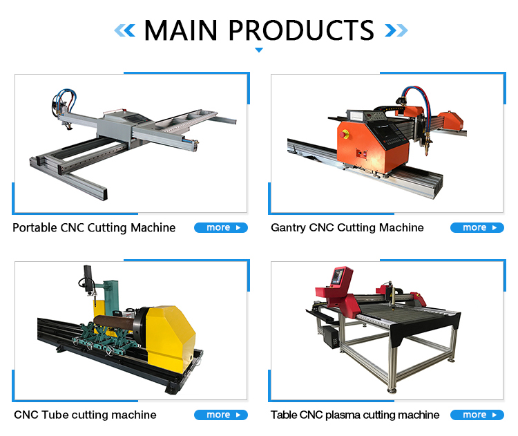 120A 1000W Multi Torch Gas Cutting Machine SNR CNC Sheet Metal Plasma Cutter