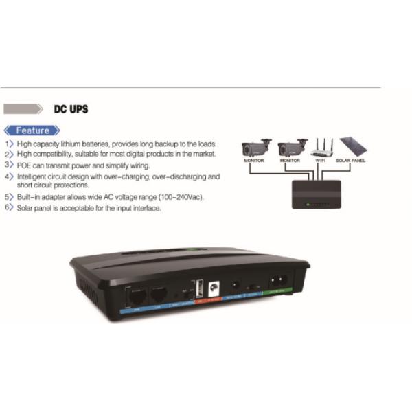 ECO Mini Uninterruptible Power Unit 100V-240V 2-3 Hours Charging