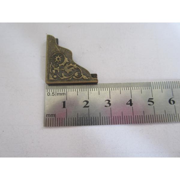 Antique Small Book Corner Album Corner Metal Corner