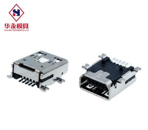 China HuaYong 1.0A Type B SMT Micro Usb Surface Mount Connector wholesale
